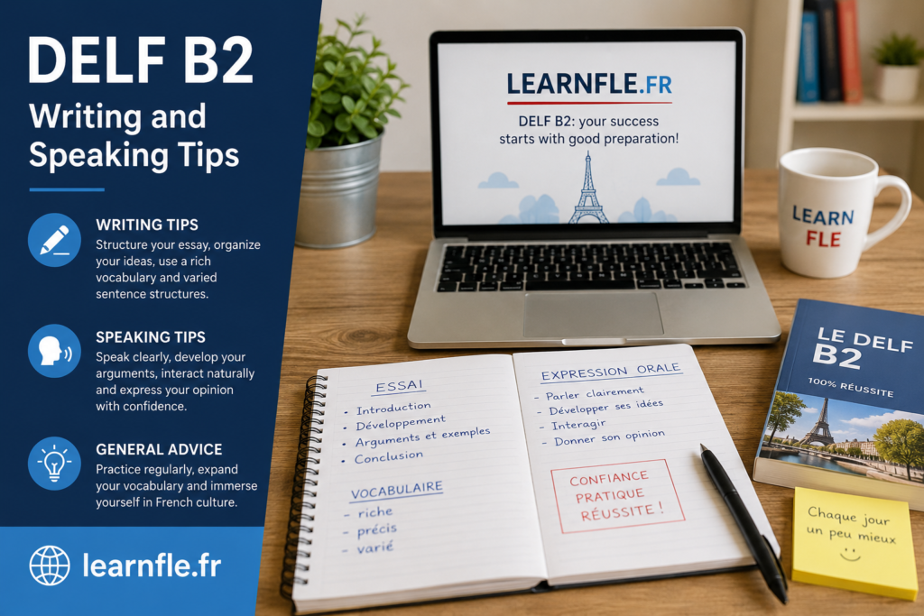 DELF B2 Writing and Speaking Tips at learnfle.fr - Learnfle Blog